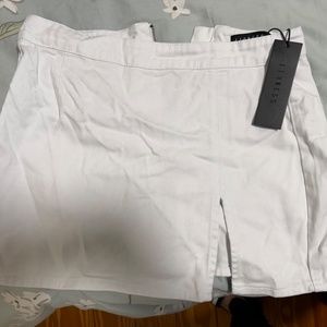 THE LOLA MINI SKIRT WHITE